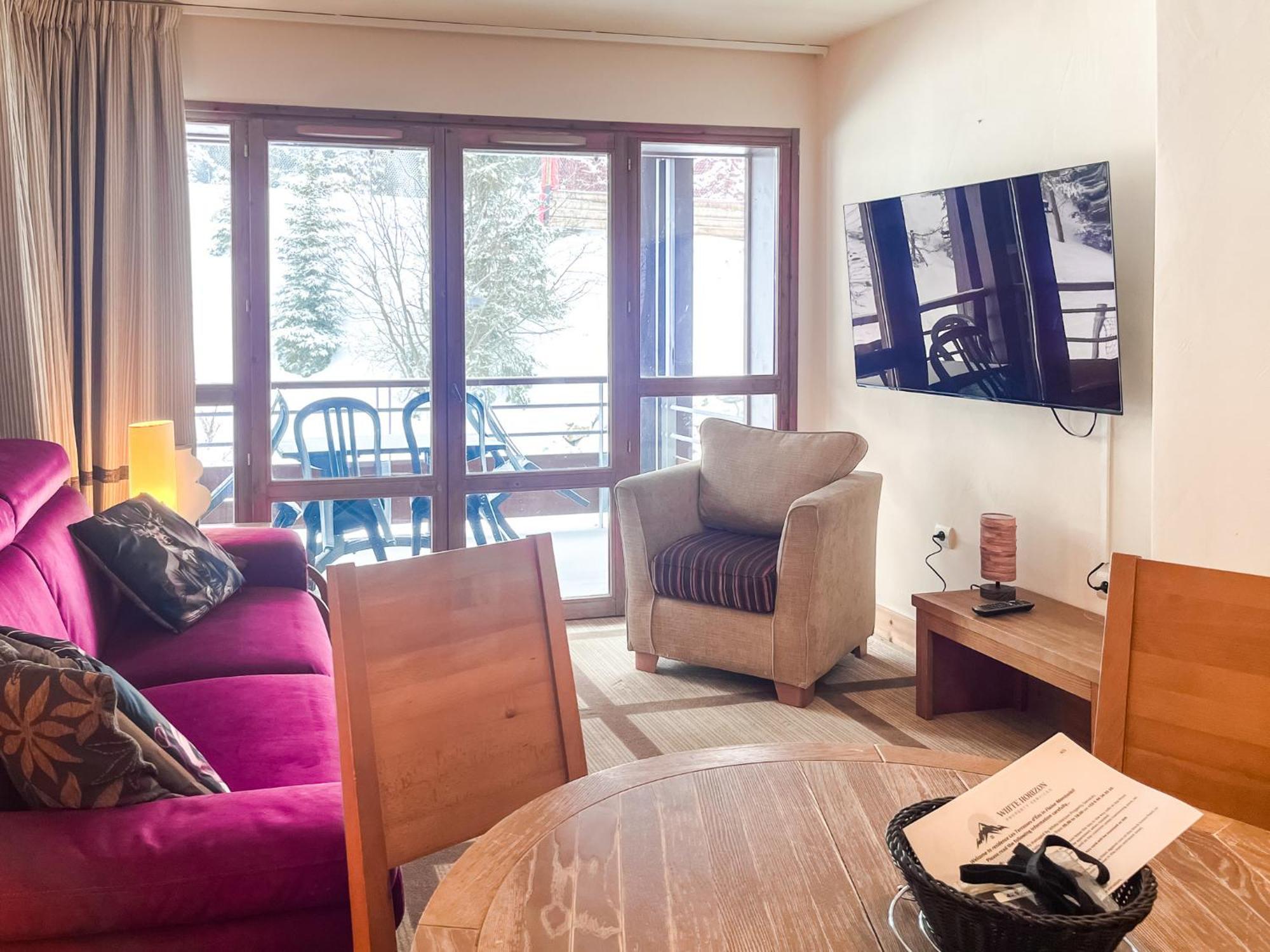Large One-Bedroom Apartment, Wheelchair Adapted, Les Terrasses D'Eos Flaine Eksteriør billede